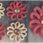 DIY Crochet Flower For Decor