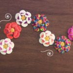Crochet 3D Bobble Flower