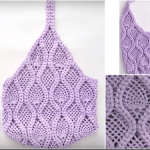 Crochet Pineapple Stitch Bag