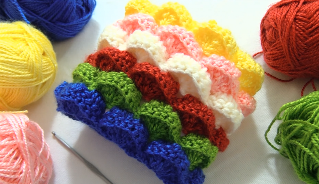 Crochet 3D Marshmallow Stitch - Crochet Ideas