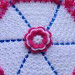 Crochet Round 3D Carpet