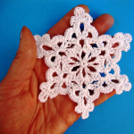 How To Crochet Snowflake