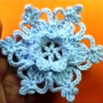 How To Crochet Little Snowflake