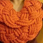 Crochet Braided Scarf
