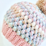 How To Crochet Easy Puff Stitch Hat