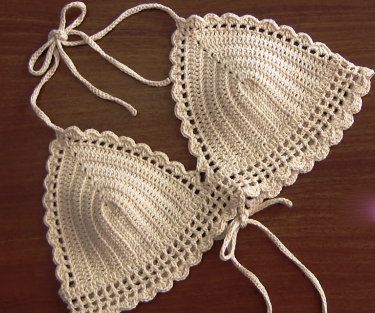 Crochet Bikini Top In 3 Sizes Crochet Ideas Crochet Bikini Top In 3 Sizes Crochet Ideas