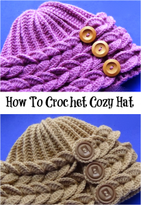 How To Crochet Cozy Hat - Crochet Ideas