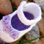 Crochet Baby Girl Shoes