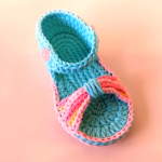 Crochet Baby Sandals From 6 To 9 Months