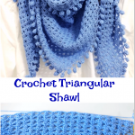 Crochet Triangular Shawl