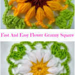 Fast And Easy Flower Granny Square