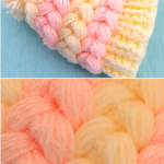 Crochet Puff Braids 3D Hat