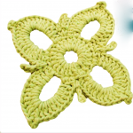 Crochet Floral Square