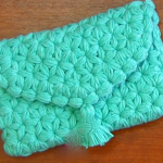 Crochet Jasmine Stitch Clutch