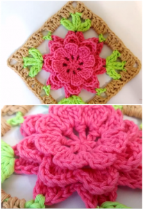 Gorgeous Flower Granny Square - Crochet Ideas