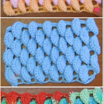 Crochet Half Orange Stitch