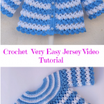 Crochet Very Easy Baby Jersey Video Tutorial