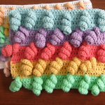 Crochet Colored Unicorn Style Stitch