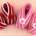 Crochet Fast And Easy Baby Booties