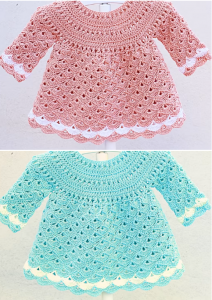 Fast And Easy Baby Girl Dress - Crochet Ideas