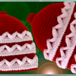 Crochet 3 D Hat For Christmas