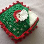 Crochet Santa Claus Box For Napkins
