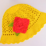 Crochet Sombrero Hat For Babies