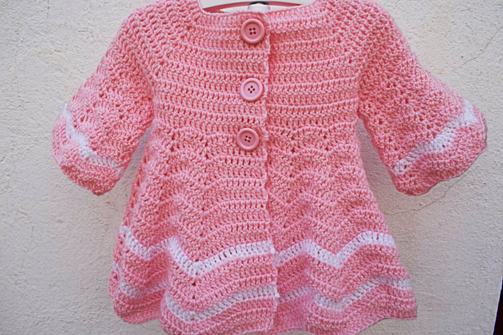 Crochet Lovely Coat For Baby Girl - Crochet Ideas