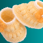 Crochet Fast And Easy Baby Shoes