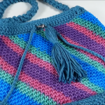 Crochet Colorful Handbag