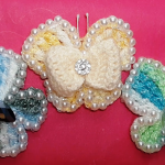 Crochet Butterfly With Beads