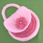 Crochet Tiny Purse Made With Circles