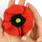 Crochet Lovely Poppy Flower