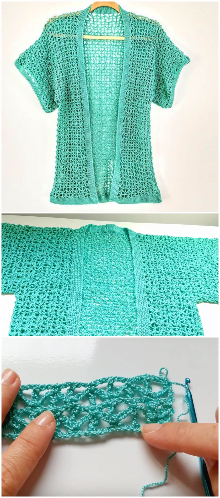 How To Crochet Stylish Jacket Crochet Ideas