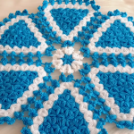 Crochet Star Stitch Round Doily