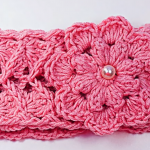 Crochet Fast And Easy Headband With Flower