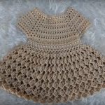 Crochet Baby Dress With Beads