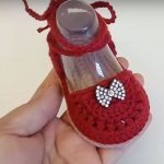 Crochet Easy Baby Girl Shoes