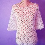 Crochet Fashionable Long sleeve Blouse