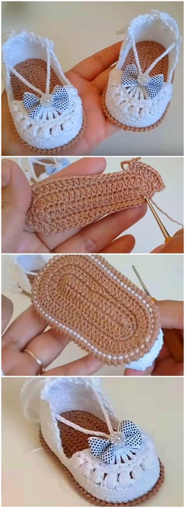 How To Crochet Baby Girl Espadrilles - Crochet Ideas