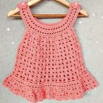Crochet Baby Girl Dress In 3 Sizes