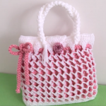 Crochet Honeycomb Stitch 3 D Handbag