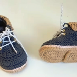 Crochet Baby Boots From 0 To 3 Months