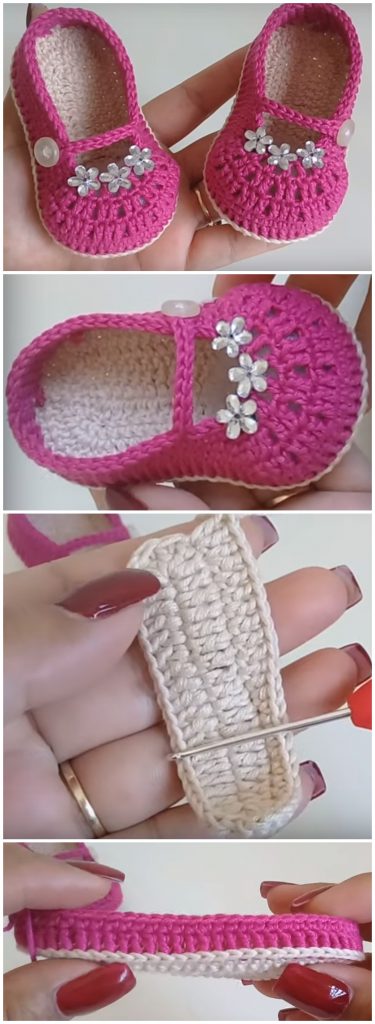 Crochet Ballerina Shoes For Baby - Crochet Ideas