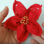 How To Crochet Christmas Flower