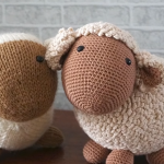 Crochet Lovely Big Sheep Toy