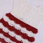 Crochet A Baby Dress In Two Colors