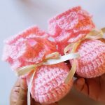 Crochet Crocodile Stitch Baby Shoes