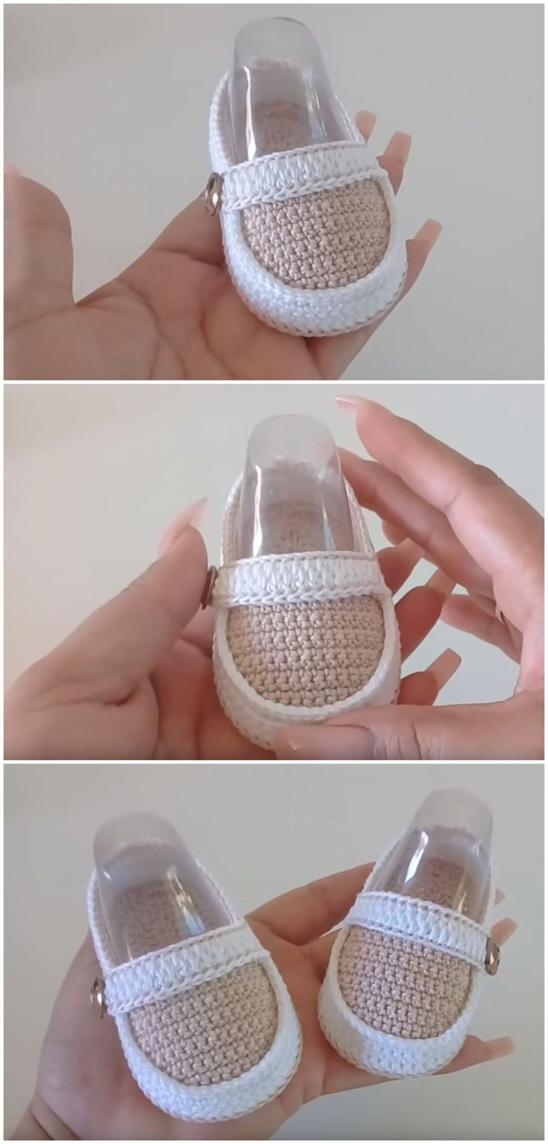 Crochet Moccasin Shoes For Baby - Crochet Ideas