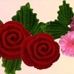 Crochet Flowers With Leaves For Beginners